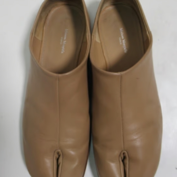 Maison Margiela Men's Tabi babouches Flat Shoes Nude - Picture 8 of 8